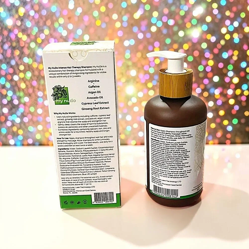 Moroccan Gold Series My NuDo Rejuvenating Shampoo New In Box 8.45 oz MSRP $60